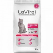 Lavital Sterilised Somonlu Kısır Kedi Maması 12 Kg